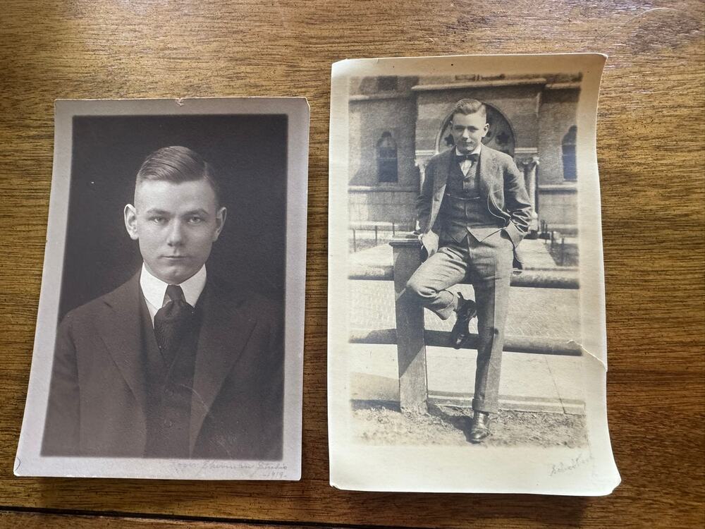 Vintage 1919 Yale Roger Sherman Studio Schaldenbrand Portrait Photos Lot of 2